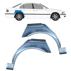 Aizmugurējā arka priekš BMW 5 E39 1996-2004 / Kreisais+Labais / COMBI / SEDAN / Komplekts 6405