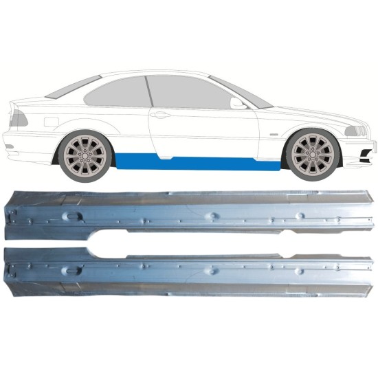 Pilns slieksnis priekš BMW 3 E46 1998-2006 / Kreisais+Labais / COUPE / Komplekts 16814