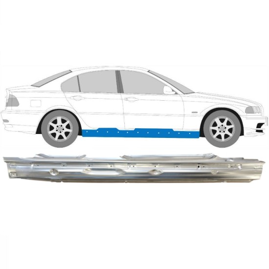 Pilns slieksnis priekš BMW 3 E46 1998-2006 / Labā 14995 Pilns slieksnis priekš BMW 3 E46 1998-2006 / Labā 14995