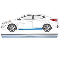 Slieksnis priekš Hyundai Elantra 2010-2015 / Kreisā 14935 Slieksnis priekš Hyundai Elantra 2010-2015 / Kreisā 14935