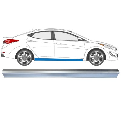 Slieksnis priekš Hyundai Elantra 2010-2015 / Labā 14933