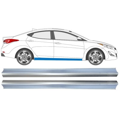 Slieksnis priekš Hyundai Elantra 2010-2015 / Kreisais+Labais / Komplekts 14936