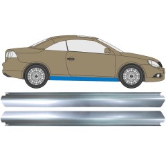 Slieksnis priekš Volkswagen Eos 2006- / Kreisais+Labais / Komplekts 10558