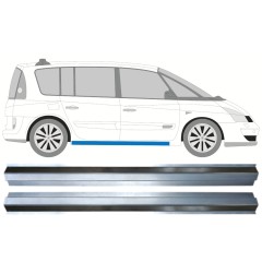 Sliekšņa apakšējā daļa priekš Renault Espace 2002-2015 / Kreisais+Labais / Komplekts 14987