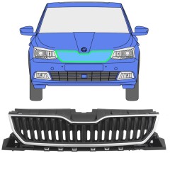Režģis priekš Skoda Fabia 2014-2018 / Komplekts 7543
