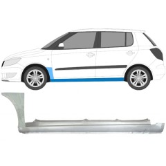 Pilns slieksnis + priekšējā spārna daļa priekš Skoda Fabia II 2007-2015 / Kreisā / Komplekts 11171