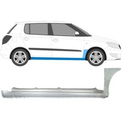 Pilns slieksnis + priekšējā spārna daļa priekš Skoda Fabia II 2007-2015 / Labā / Komplekts 11170