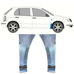 Priekšējā spārna daļa priekš Skoda Fabia I 1999-2007 / Kreisais+Labais / Komplekts 10595
