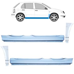 Pilns slieksnis + priekšējā spārna daļa priekš Skoda Fabia I 1999-2007 / Komplekts 11169