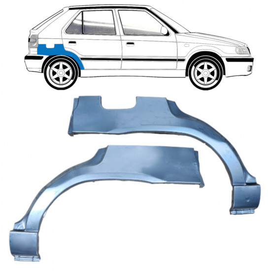 Aizmugurējā arka priekš Skoda Felicia 1994-2001 / Kreisais+Labais / Komplekts 10590