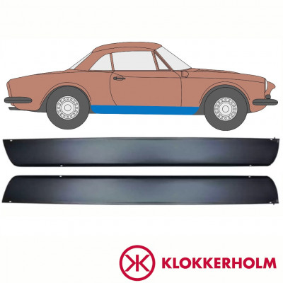 Slieksnis priekš Fiat 124 Spider 1966-1985 / Kreisais+Labais / Komplekts 10717