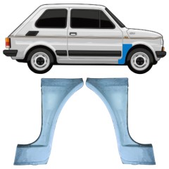 Priekšējā spārna daļa priekš Fiat 126p 1972-2000 / Kreisais+Labais / Komplekts 11219