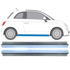 Sliekšņa apakšējā daļa priekš Fiat 500 2007-2018 / Kreisais+Labais / Komplekts 16070