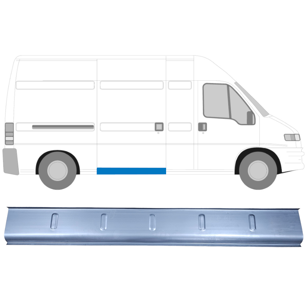 Iekšējais Slieksnis Priekš Fiat Ducato 1994-2006 5321