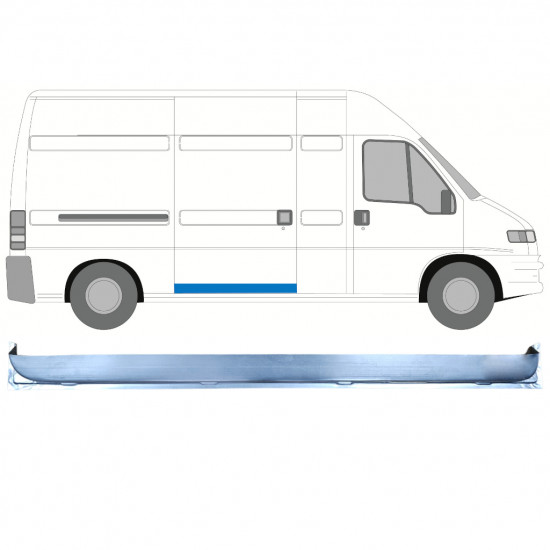 Bīdāmo durvju iekšējā daļa priekš Fiat Ducato Boxer Relay Jumper 1994-2006 / LWB 7333