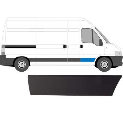 Priekšējo durvju sānu josla priekš Fiat Ducato Boxer Relay 2002-2006 / Labā 5124