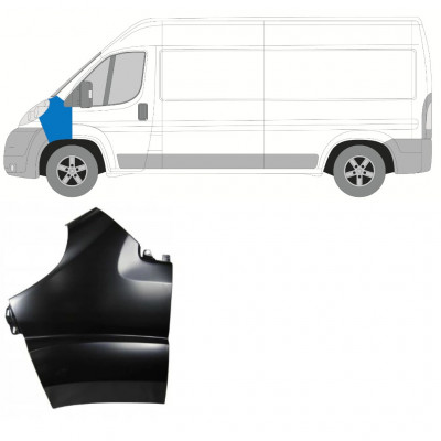 Priekšējais spārns priekš Fiat Ducato 2006-2014 / Kreisā 7279