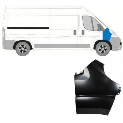 Priekšējais spārns priekš Fiat Ducato 2006-2014 / Labā 7280