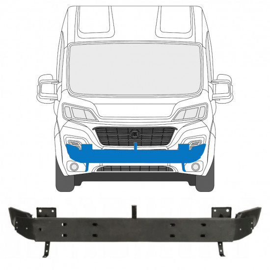 Priekšējais pastiprinājums priekš Fiat Ducato 2014- 7559