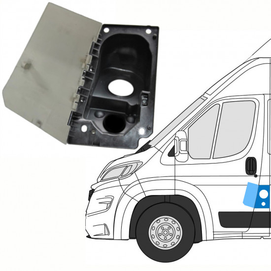 Euro 6 AdBlue degvielas tvertnes vāciņš priekš Fiat Ducato 2014- / Kreisā /  10291