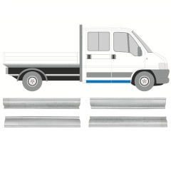 Priekšējais un aizmugurējais slieksnis priekš Citroen Jumper 1994-2006 / Kreisais+Labais / Komplekts 14447