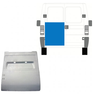 Aizmugurējo durvju augsta daļa priekš Fiat Ducato Boxer Relay Jumper 1994-2006 / Kreisā 7760