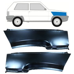 Priekšējais spārns priekš Fiat Panda 1980-2002 / Kreisais+Labais / Komplekts 9928
