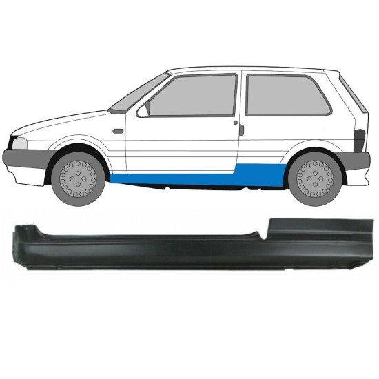 Pilns slieksnis priekš Fiat Uno 1983-2002 / Kreisā 16012