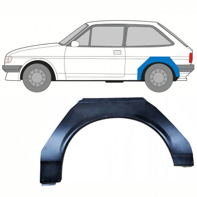 Aizmugurējā arka priekš Ford Fiesta 1983-1989 / Kreisā 8750