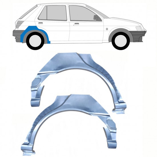 Aizmugurējā arka priekš Ford Fiesta 1989-1995 / Kreisais+Labais / Komplekts 10526