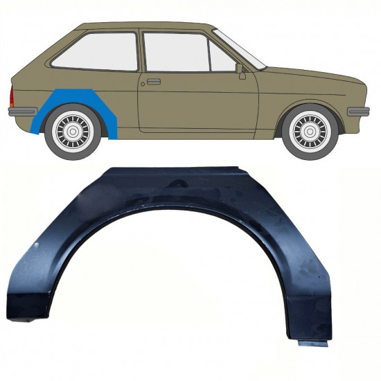 Aizmugurējā arka priekš Ford Fiesta 1976-1983 / Labā 10733