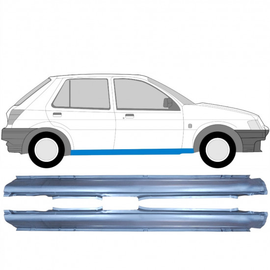 Pilns slieksnis priekš Ford Fiesta 1989-1995 / Kreisais+Labais / Komplekts 10499