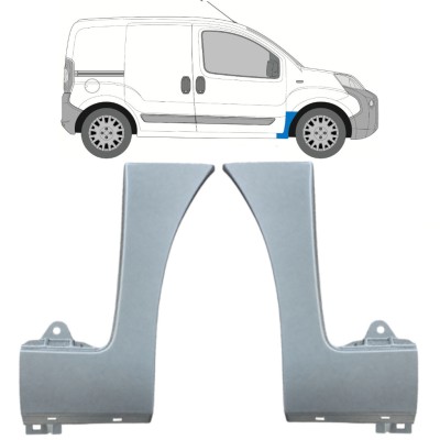 Priekšējā spārna daļa priekš Fiat Fiorino 2007- / Kreisais+Labais / Komplekts 16941