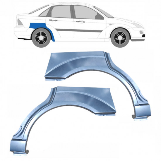 Aizmugurējā arka priekš Ford Focus 1998-2007  / Kreisais+Labais / SEDAN / Komplekts 6562