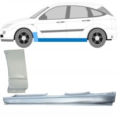 Pilns slieksnis + priekšējā spārna daļa priekš Ford Focus 1998-2004 / Kreisā / Komplekts 8734