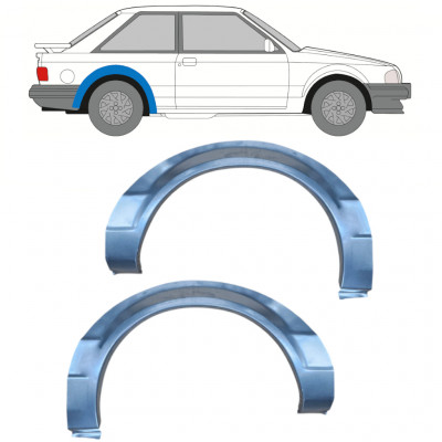 Aizmugurējā arka priekš Ford Escort 1980-1986 / Kreisais+Labais / Komplekts 10527