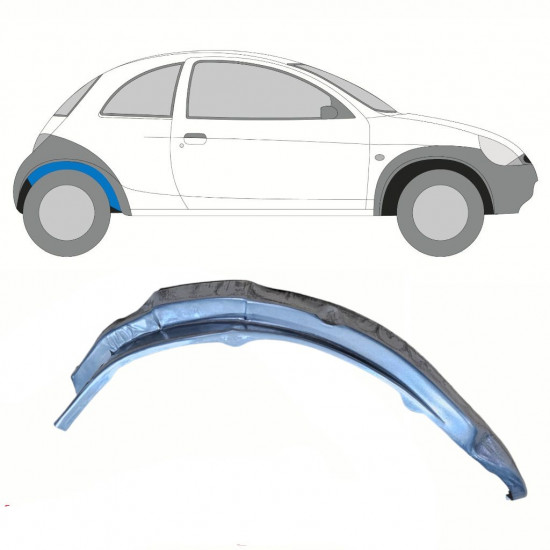 Aizmugurējā arka iekšējā daļa priekš Ford KA 1996-2008 / Labā 10772