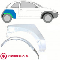 Aizmugurējā arka iekšējā un ārējā daļa priekš Ford KA 1996-2008 / Labā / Komplekts 10775