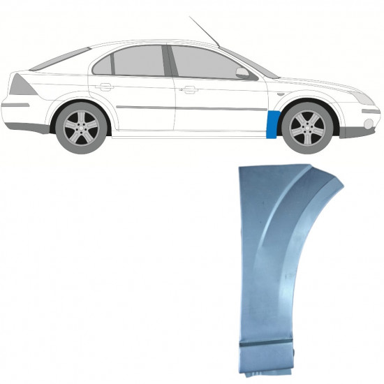 Priekšējā spārna daļa priekš Ford Mondeo 2000-2007 / Labā 7656