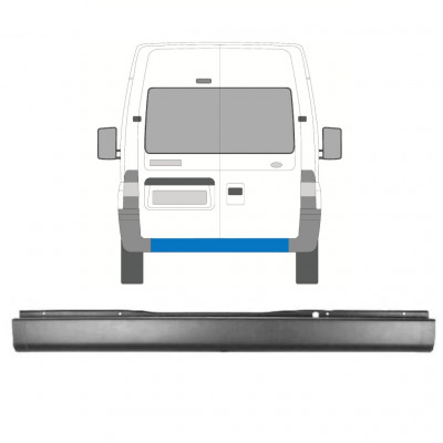 Aizmugurējais bamperis priekš Ford Transit 2000-2013 8936