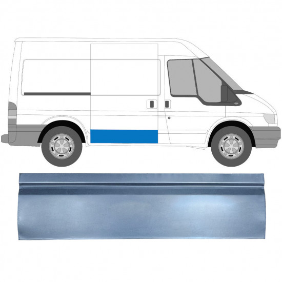 Bīdāmo durvju ārējā daļa priekš Ford Transit 2000-2013 / SWB / Labā 7168