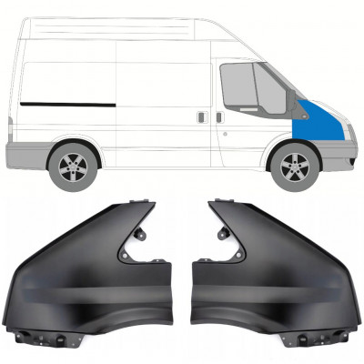 Priekšējais spārns priekš Ford Transit 2006-2013 / Kreisais+Labais / Komplekts 10541