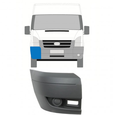 Priekšējā bampera stūris priekš Ford Transit 2006-2013 / Labā 8260