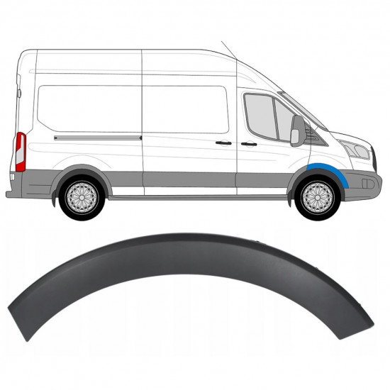 Priekšējā spārna sānu josla priekš Ford Transit 2014- / Labā 8235