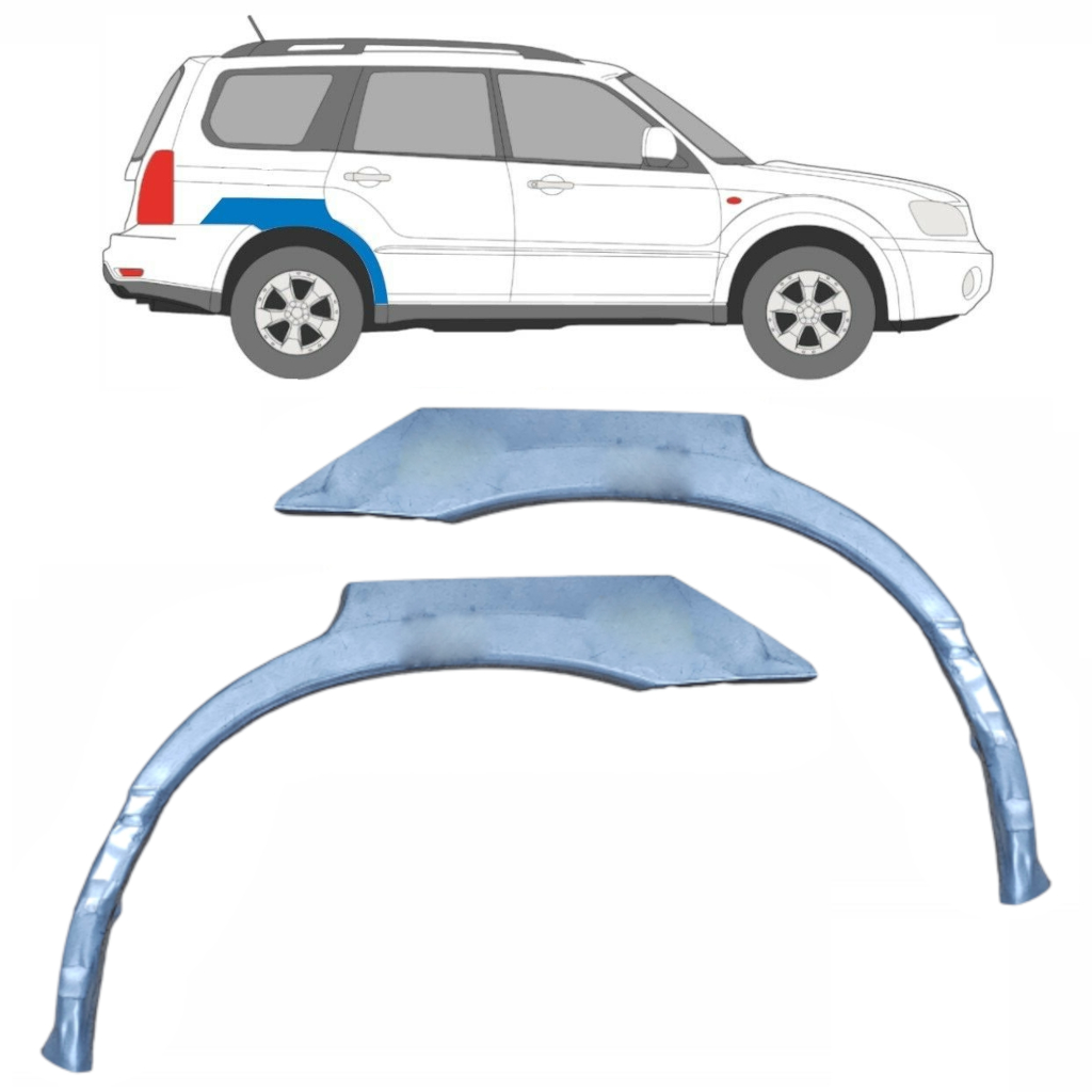 Aizmugurējā Arka Priekš Subaru Forester Sg 2002-2008 / Kreisais+Labais / Komplekts 9209