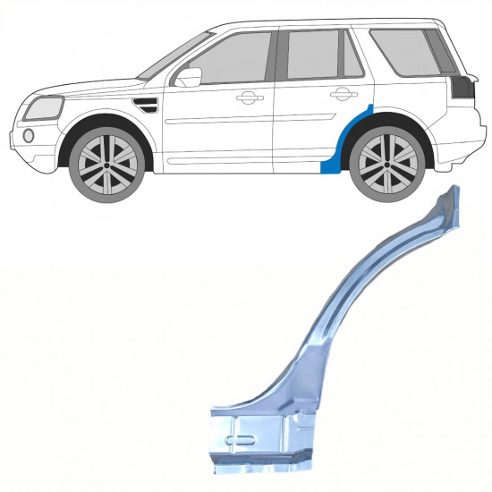 Aizmugurējā arka priekš Land Rover Freelander 2006-2015 / Kreisā 8964