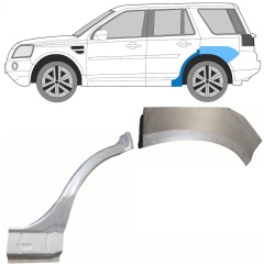 Aizmugurējā arka priekš Land Rover Freelander 2006-2016 / Kreisā / Komplekts 8966