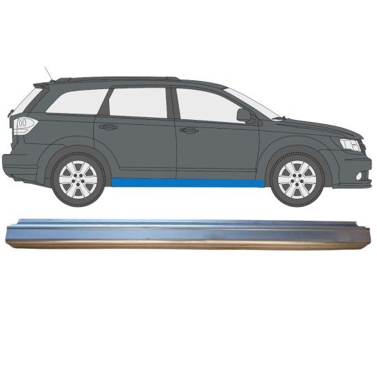 Slieksnis priekš Fiat Freemont 2011-2015 / Kreisais = Labais (simetrisks) 15005