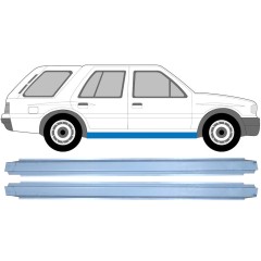 Slieksnis priekš Opel Frontera A 1991-1999 / Kreisais = Labais (simetrisks) / Komplekts 9549