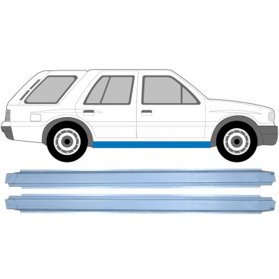 Slieksnis priekš Opel Frontera 1991-1998 / Kreisais = Labais (simetrisks) / Komplekts 9549